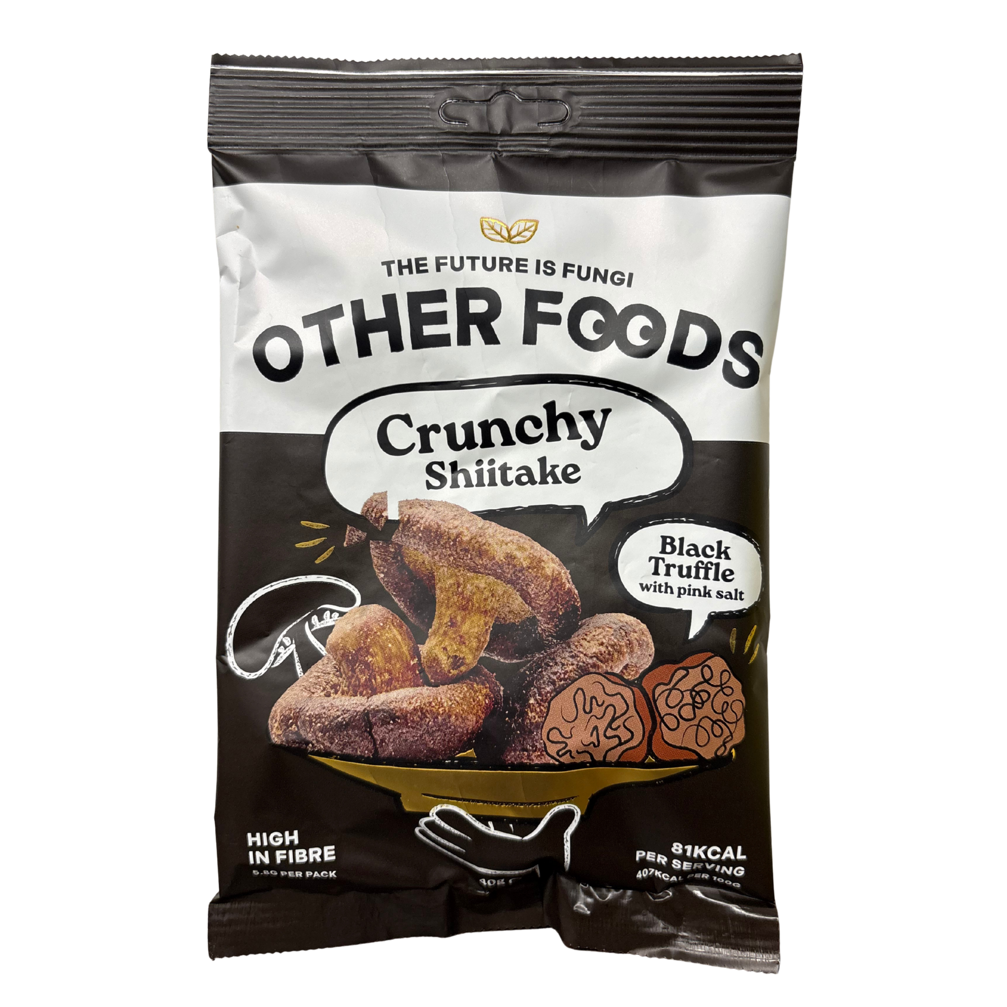 Other Foods Black Truffle Shiitake Crisps 40g