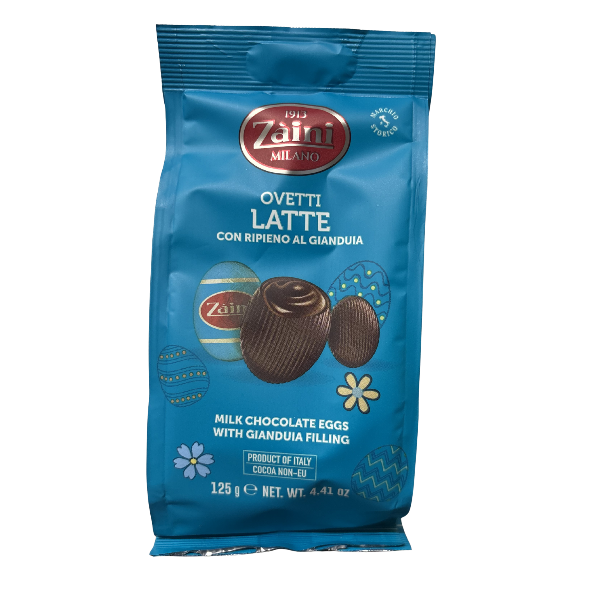 Zaini Milk Chocolate Gianduia Filled Eggs 125g