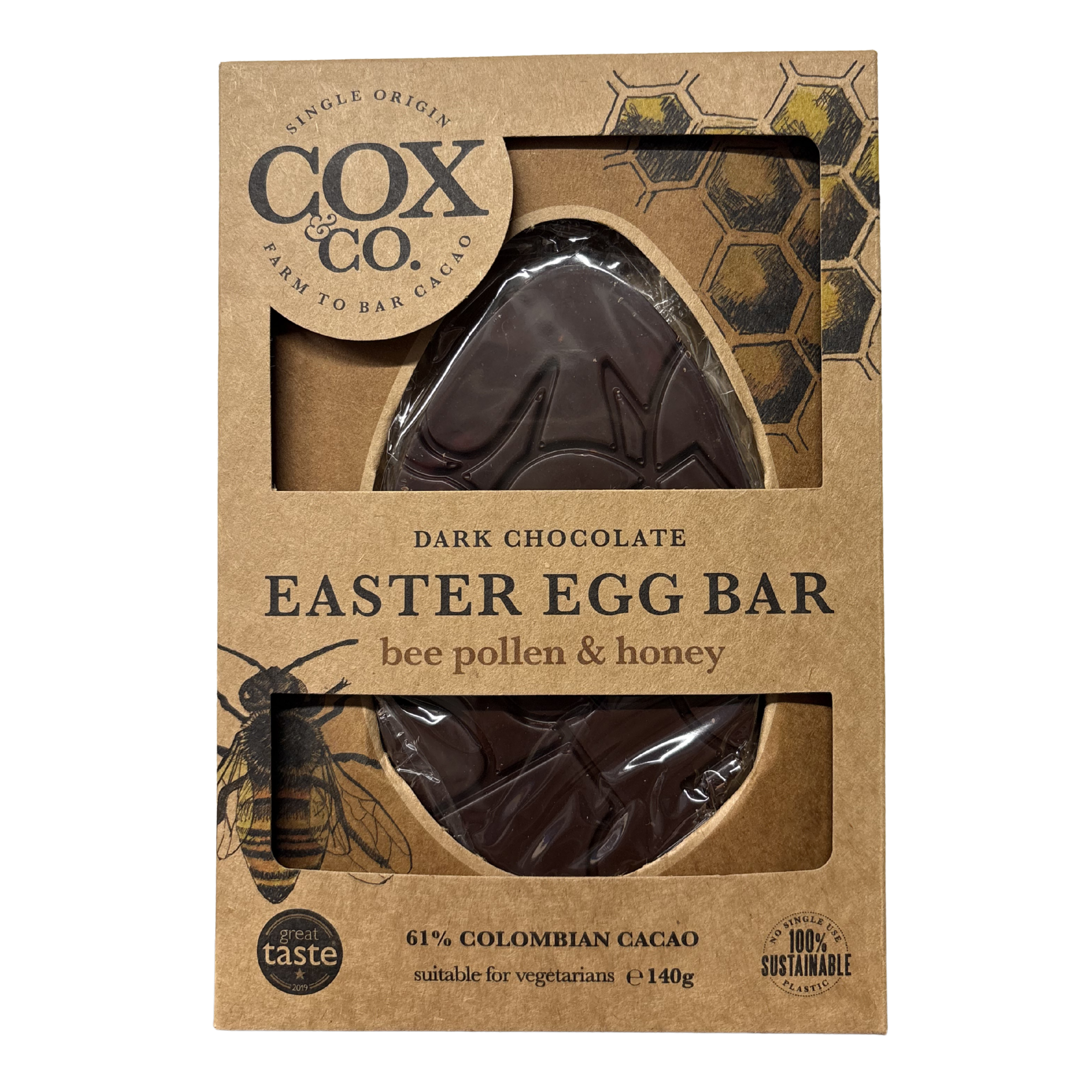 Cox & Co - Bee Pollen & Honey Easter Bar 140g