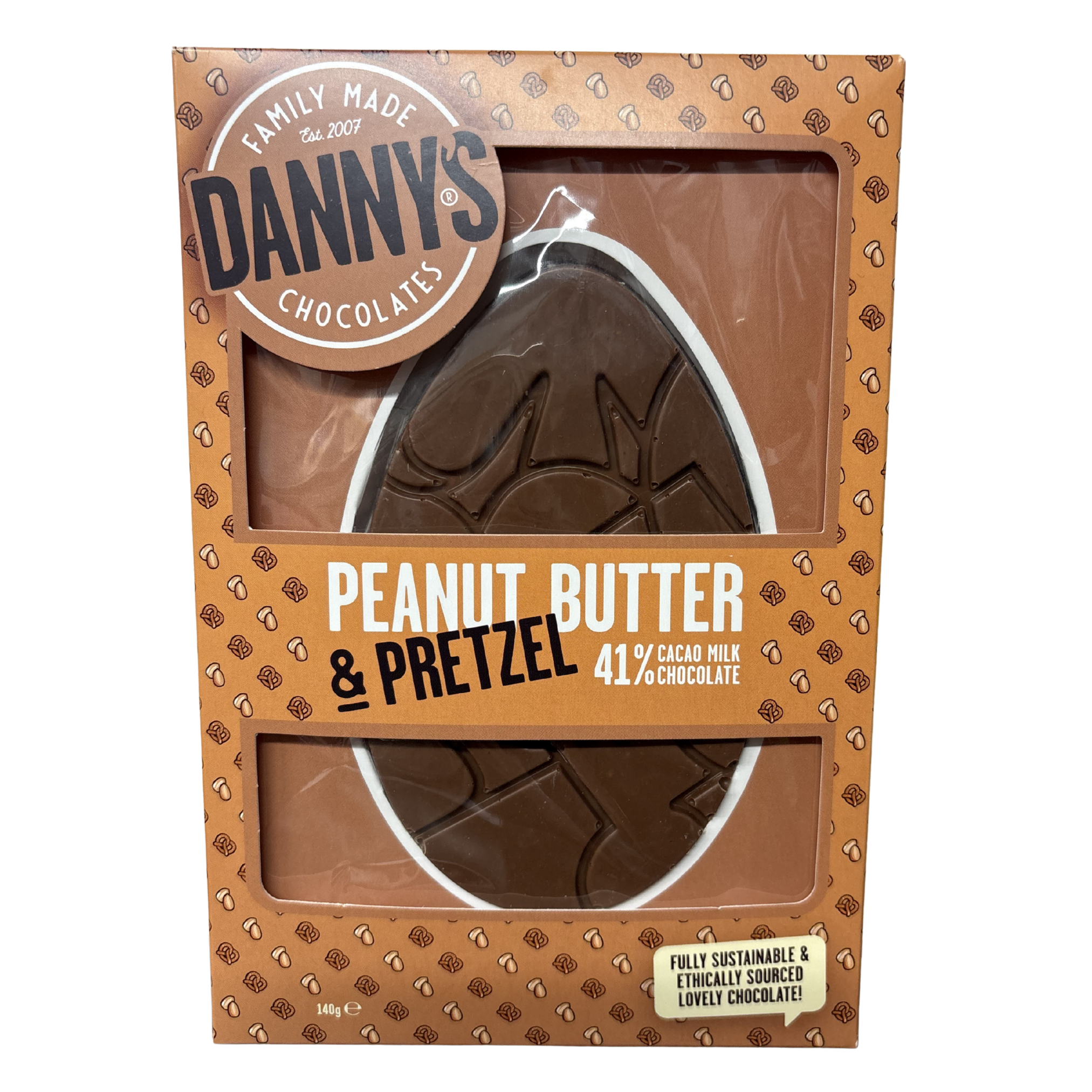 Danny's - Peanut Butter & Pretzel Easter Egg Bar 140g