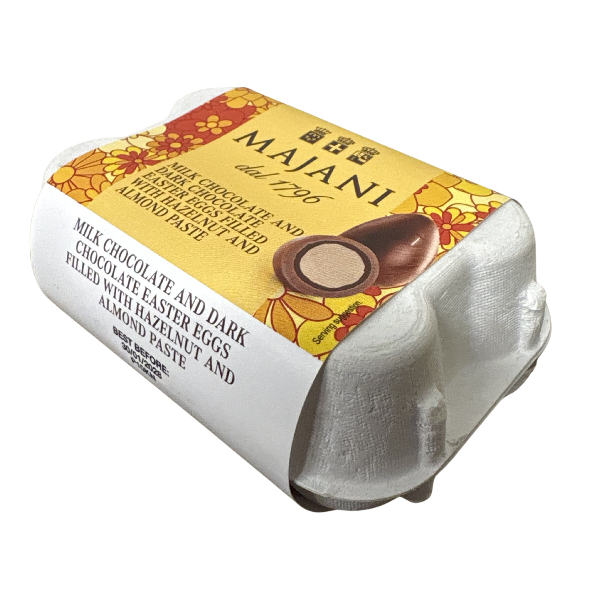 Majani - Milk & Dark Chocolate Mini Egg Box 93g