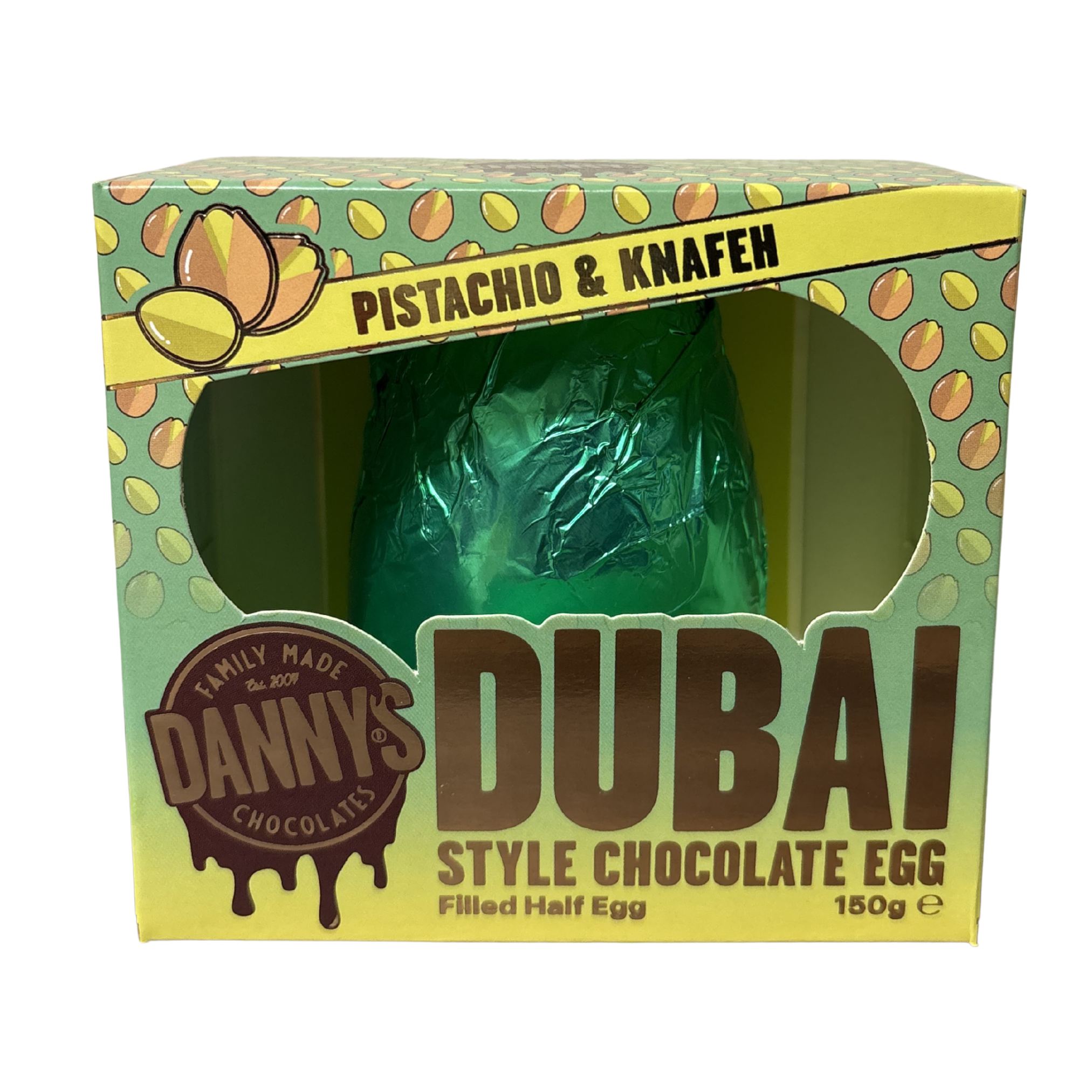 Danny's - Dubai Style Half Easter Egg 150g