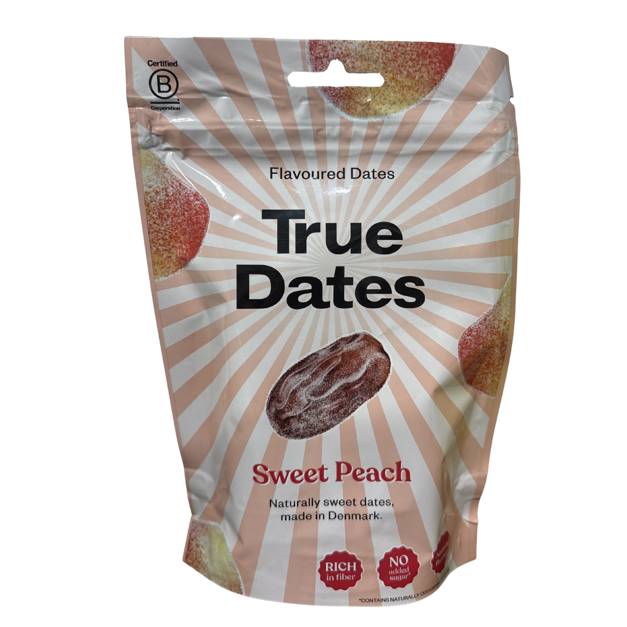True Dates - Sweet Peach Flavoured Dates 100g