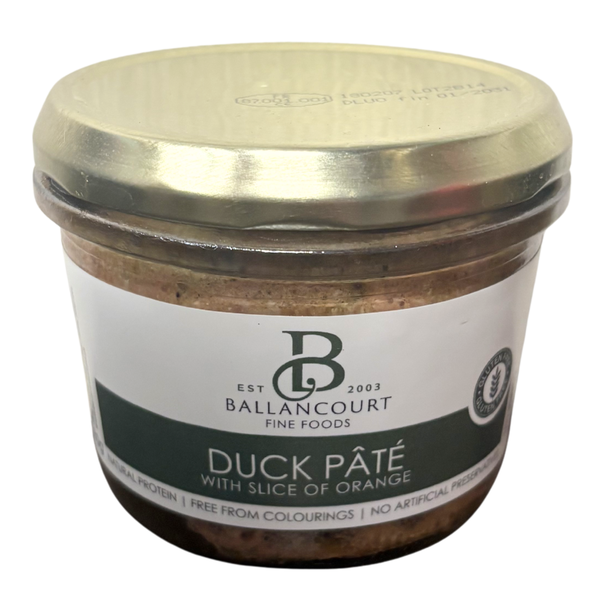 Ballancourt Duck Pate with Orange 180g