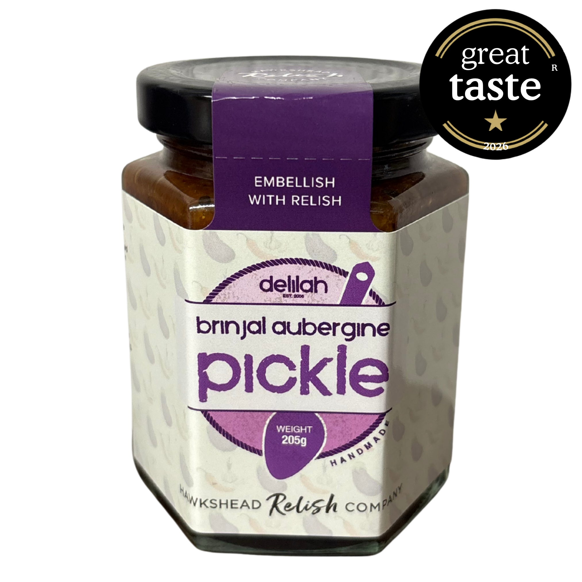 Delilah Brinjal Pickle Ltd Edition 205g