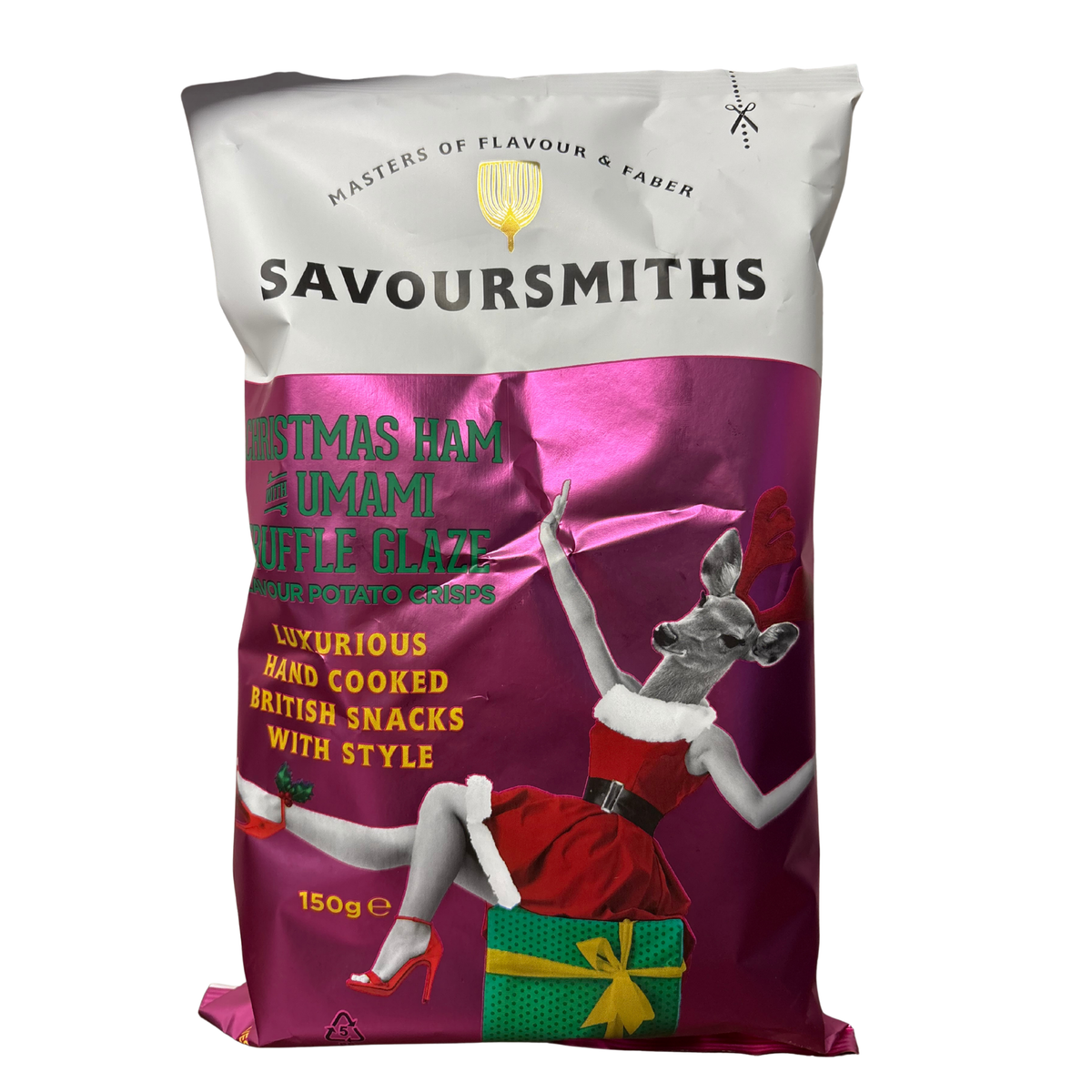Savoursmith Christmas Ham & Truffle Crisps 150g