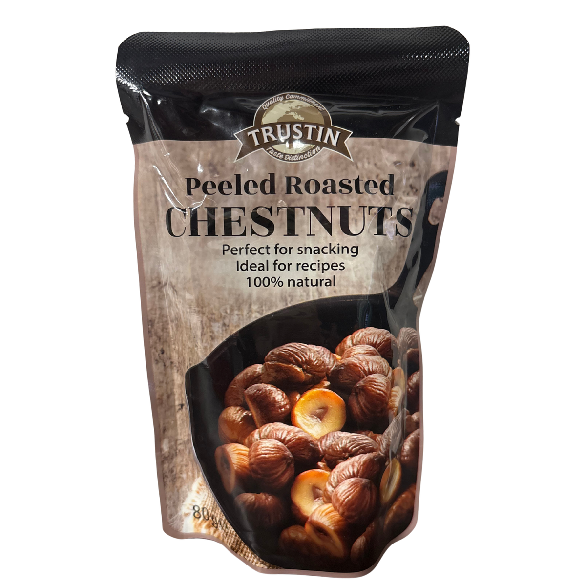 Trustin Peeled Roasted Chestnuts 80g
