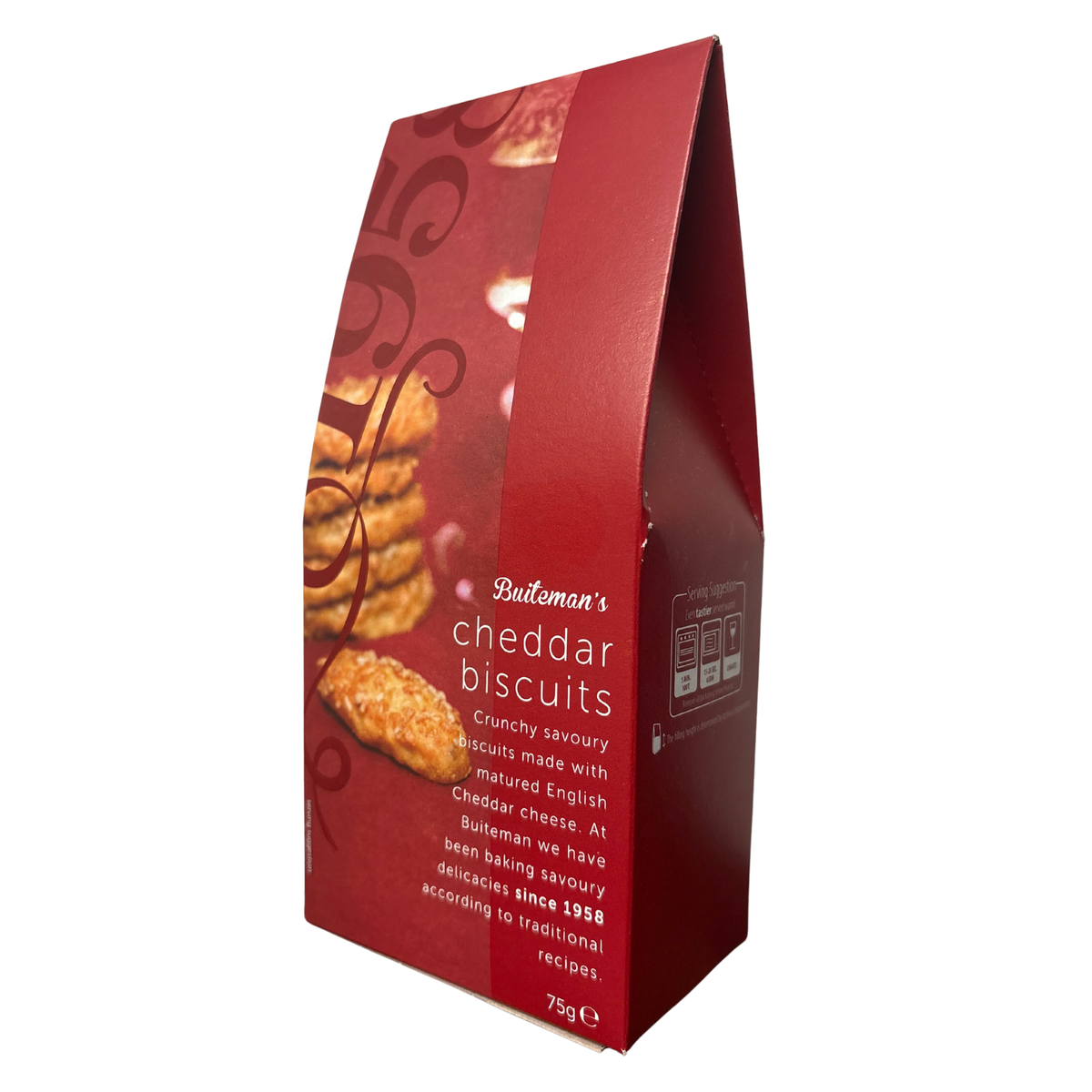 Buiteman - Cheddar Cheese Biscuits 75g