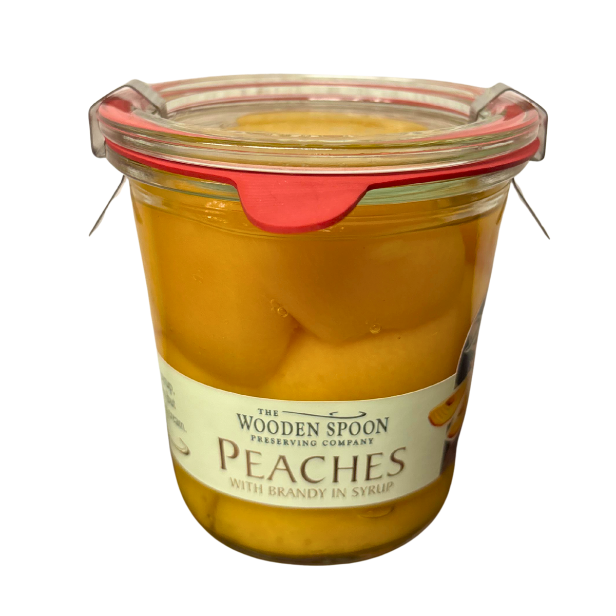 Wooden Spoon - Peaches with Brandy in Kilner 275g