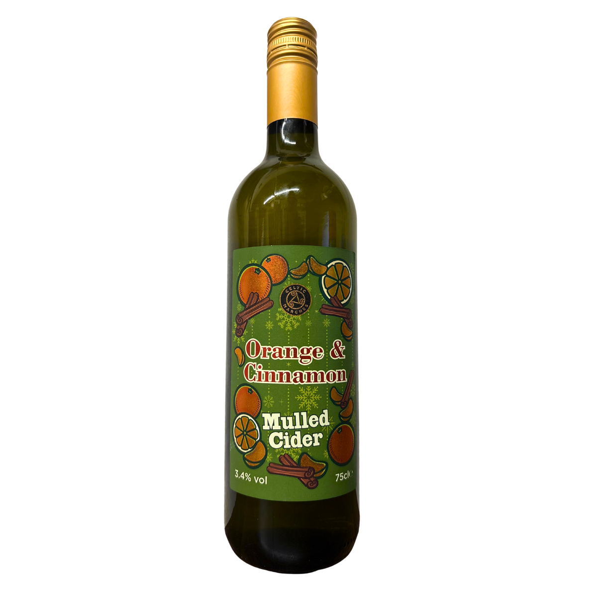 Celtic Marches - Orange & Cinnamon Mulled Cider 3.4% 75cl
