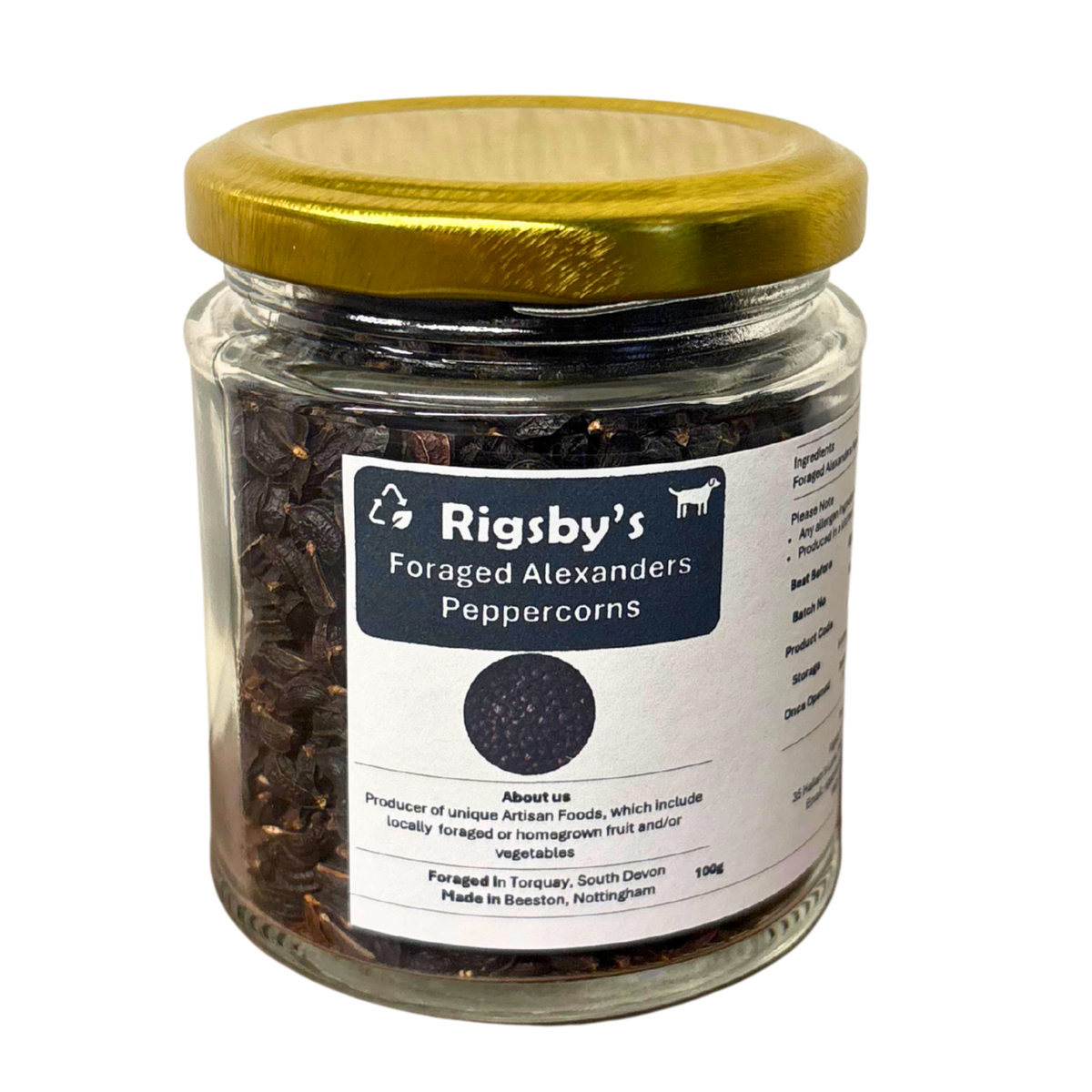 Rigsby's - Foraged Alexanders Peppercorns 100g