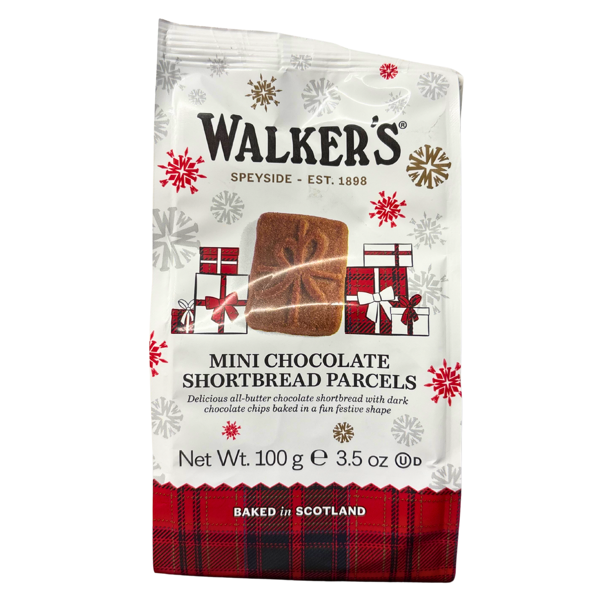 Walker's - Mini Chocolate Shortbread Parcel 100g