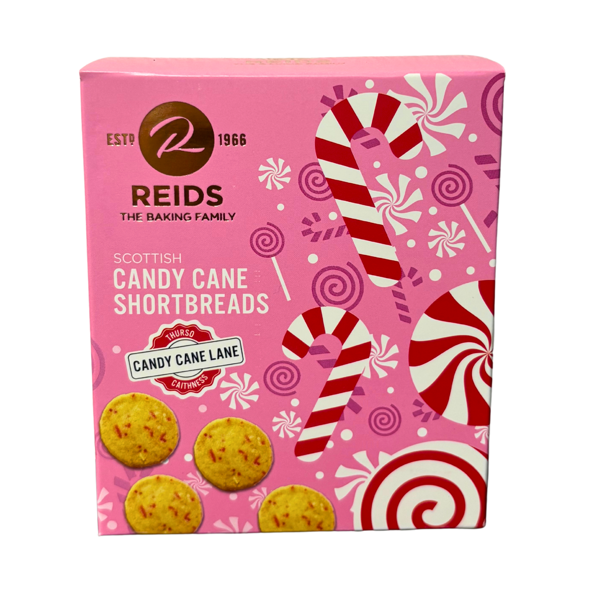 Reid's - Candy Cane Shortbreads 150g