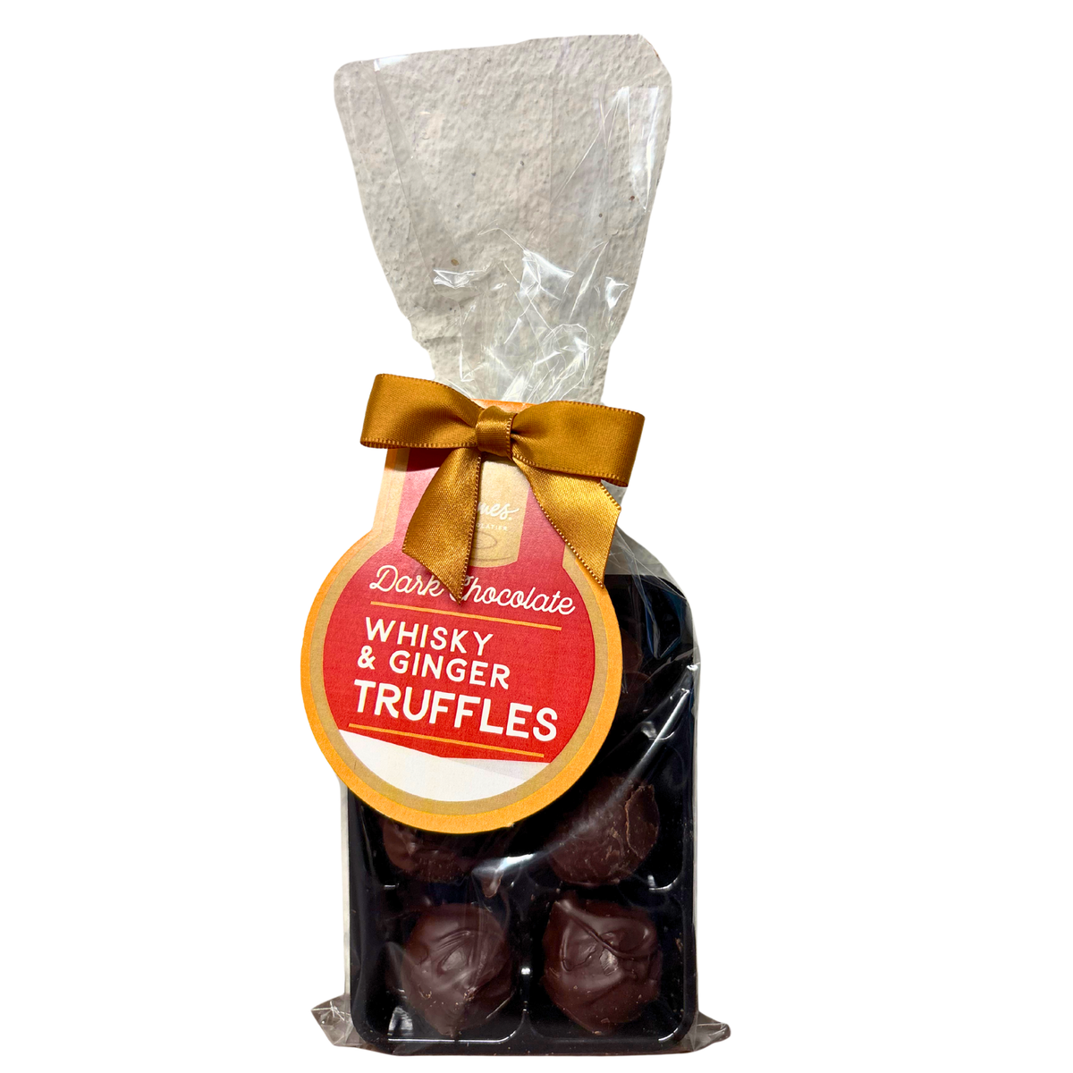 Hames - Whisky & Ginger Dark Chocolate Truffles 72g