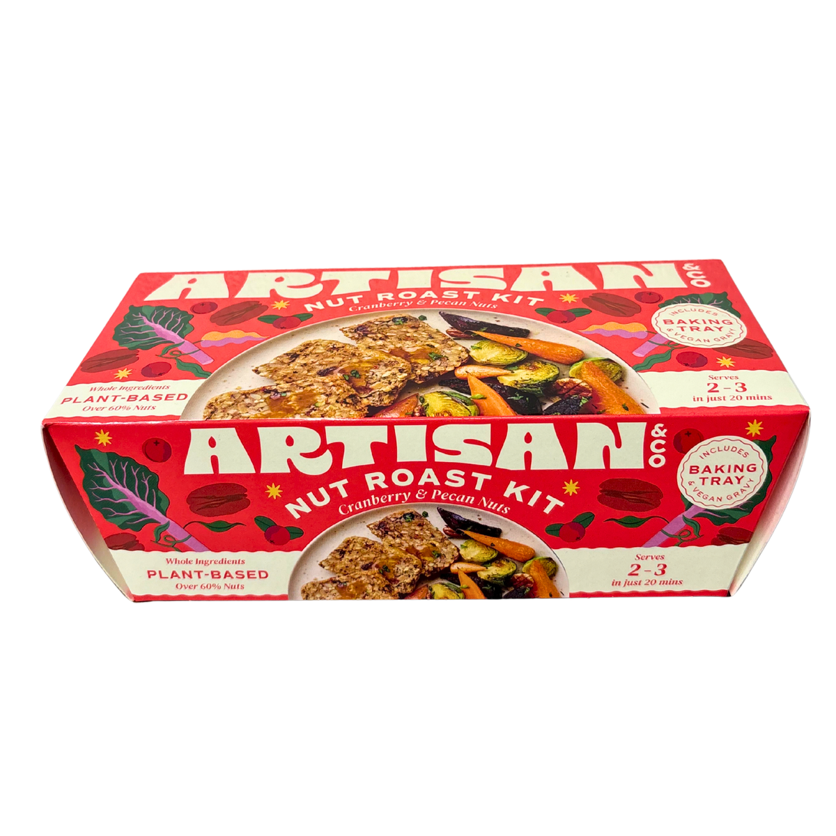 Artisan & Co - Cranberry & Pecan Nut Roast Kit 212g