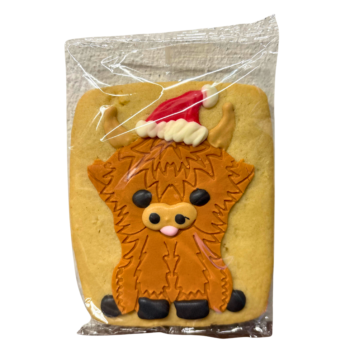 Festive Highland Cow Vanilla Biscuit 80g