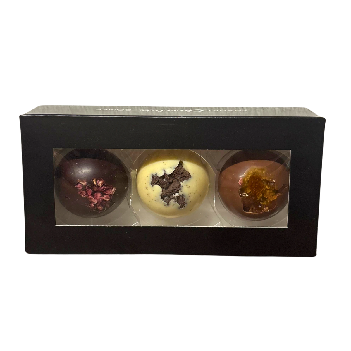 Cambridge Confectionary Co - Three Luxury Chocolate Domes 54g