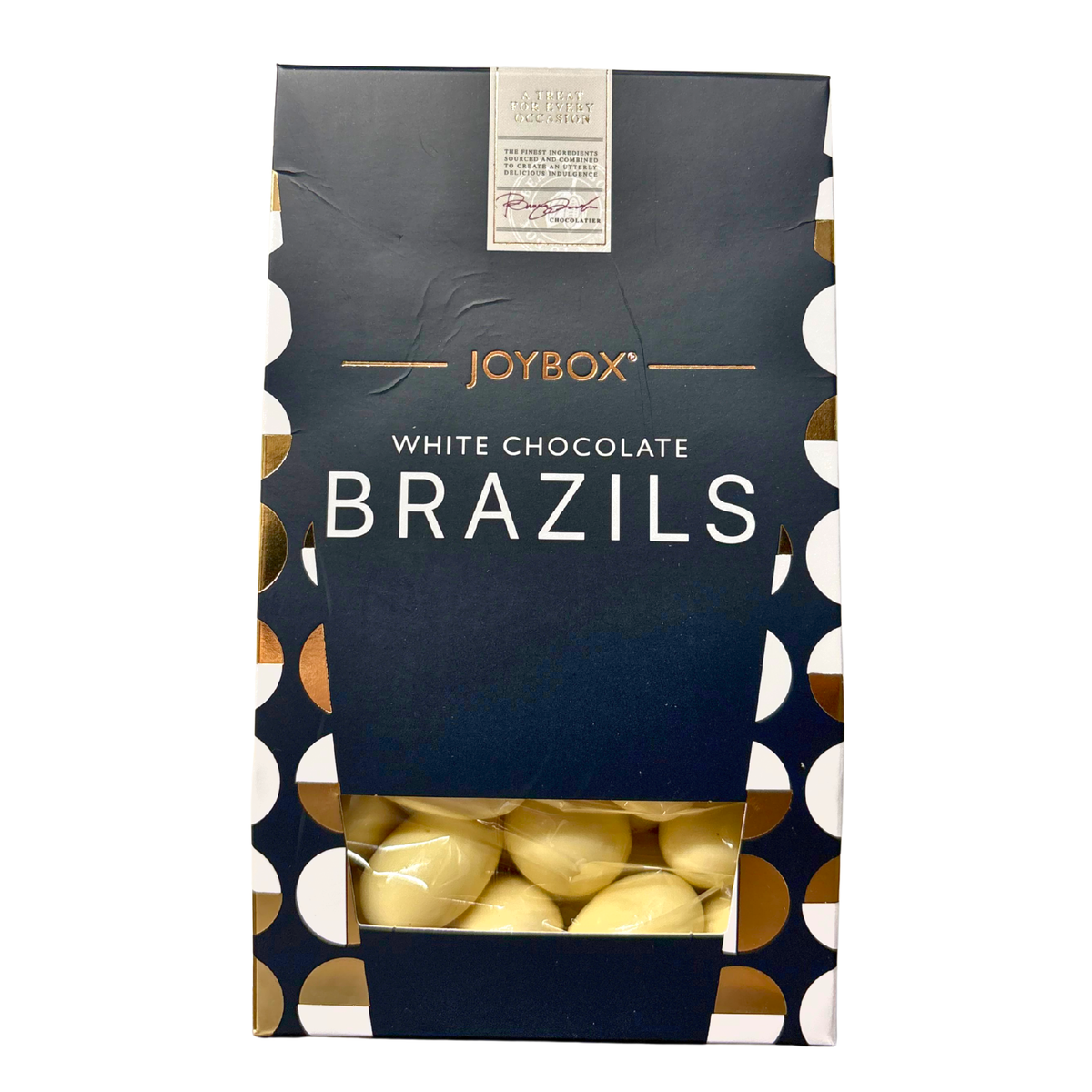 Joybox - White Chocolate Brazils 150g
