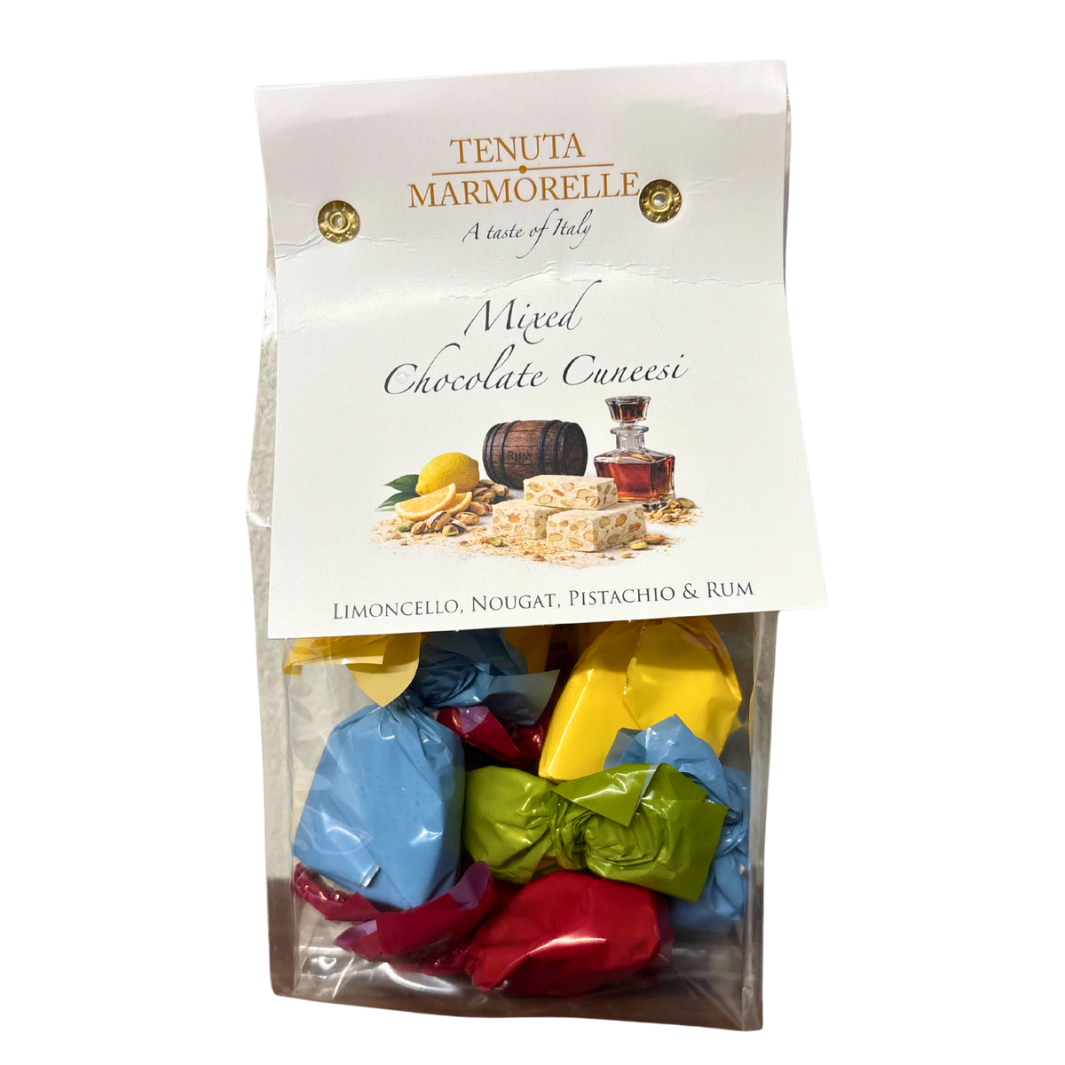 Tenuta Marmorelle - Mixed Flavoured Chocolate Cuneesi 200g
