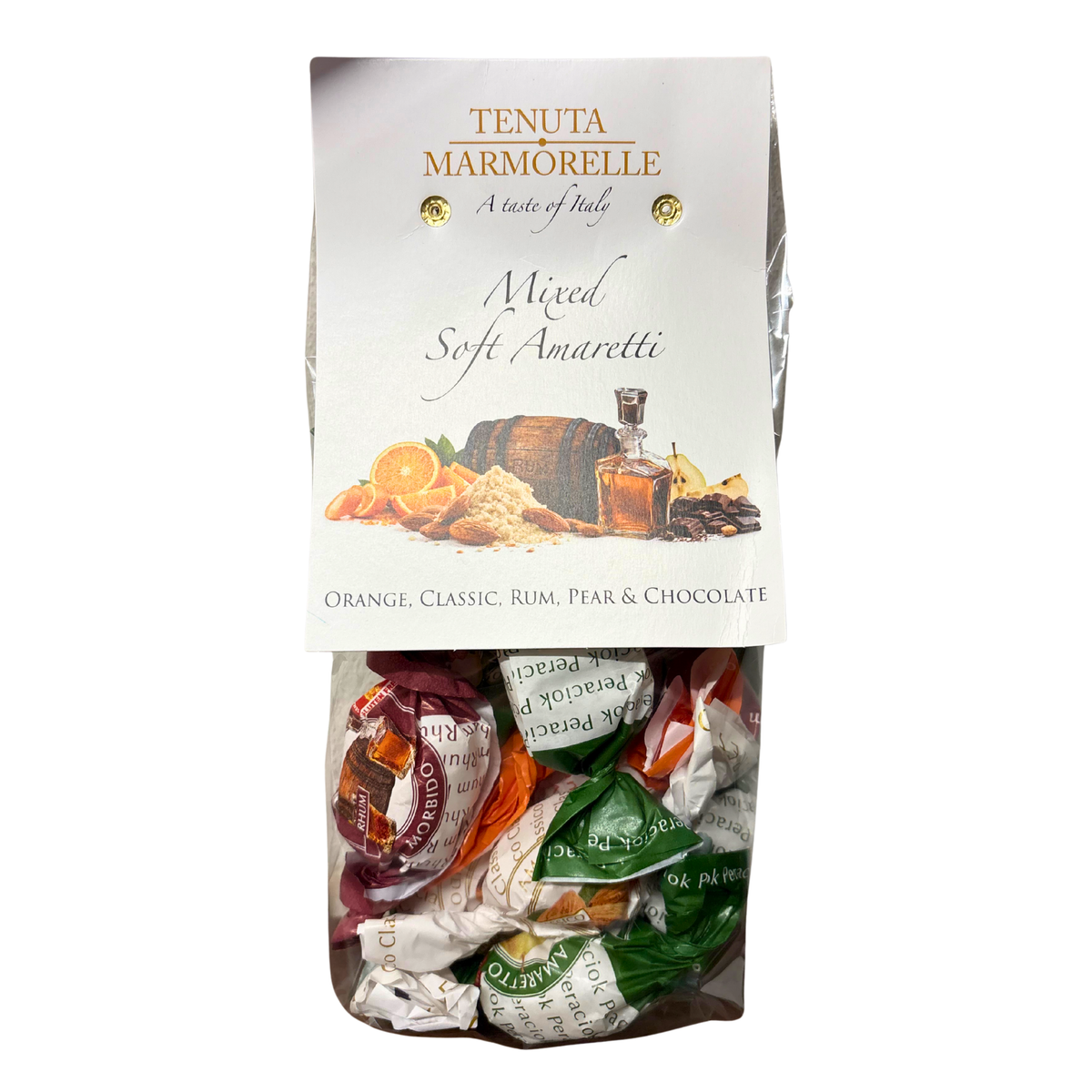 Tenuta Marmorelle - Mixed Flavoured Soft Amaretti 200g