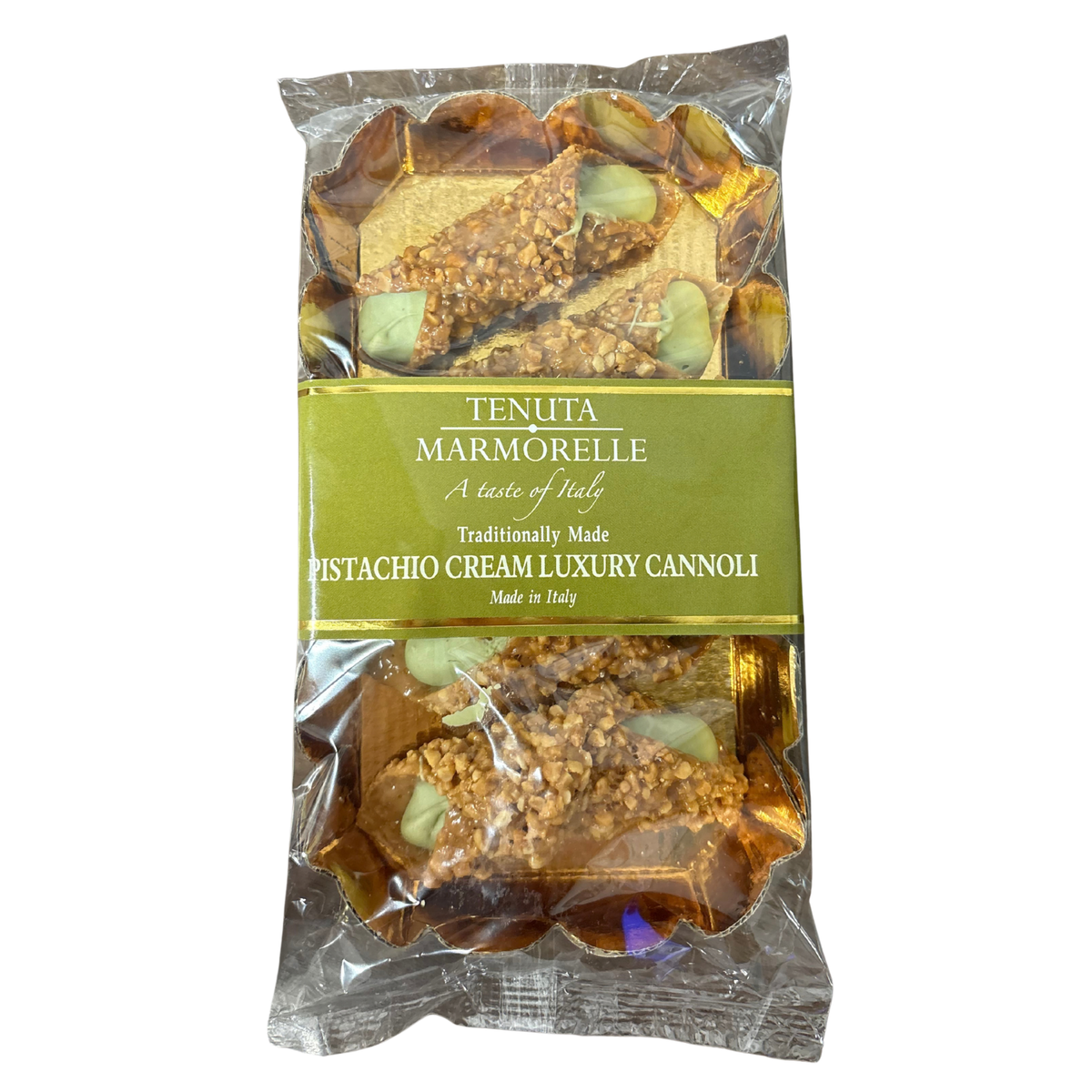Tenuta Marmorelle - Pistachio Cream Luxury Cannoli 200g