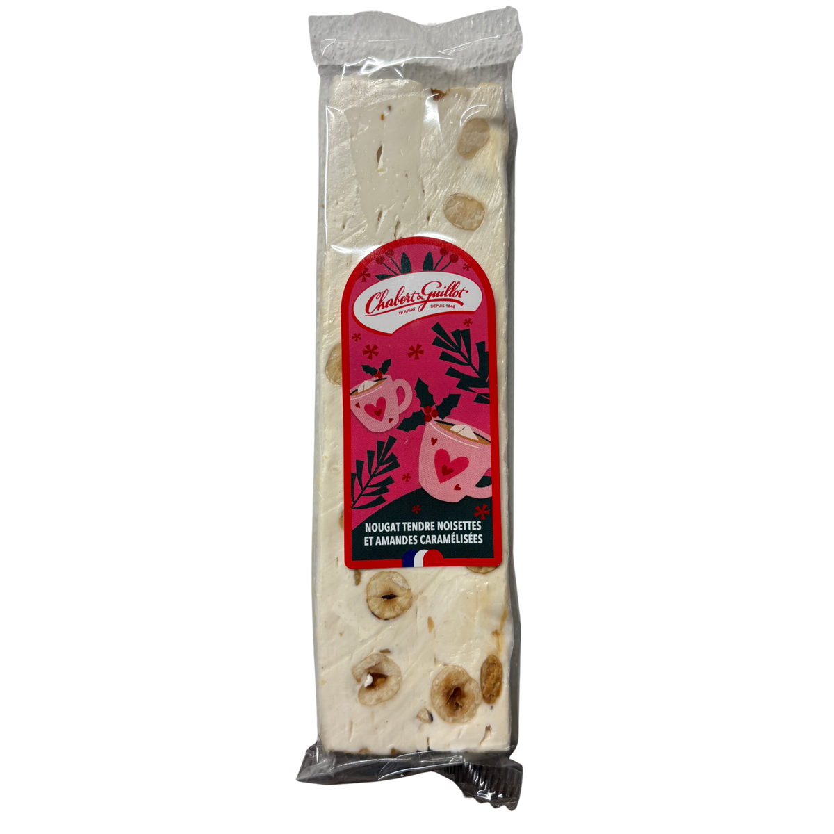 Chabert & Guillot - Caramelised Almond & Hazelnut Nougat Bar 100g