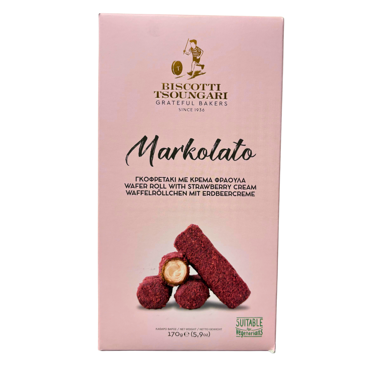 Markolato - Strawberry Cream Wafer 170g