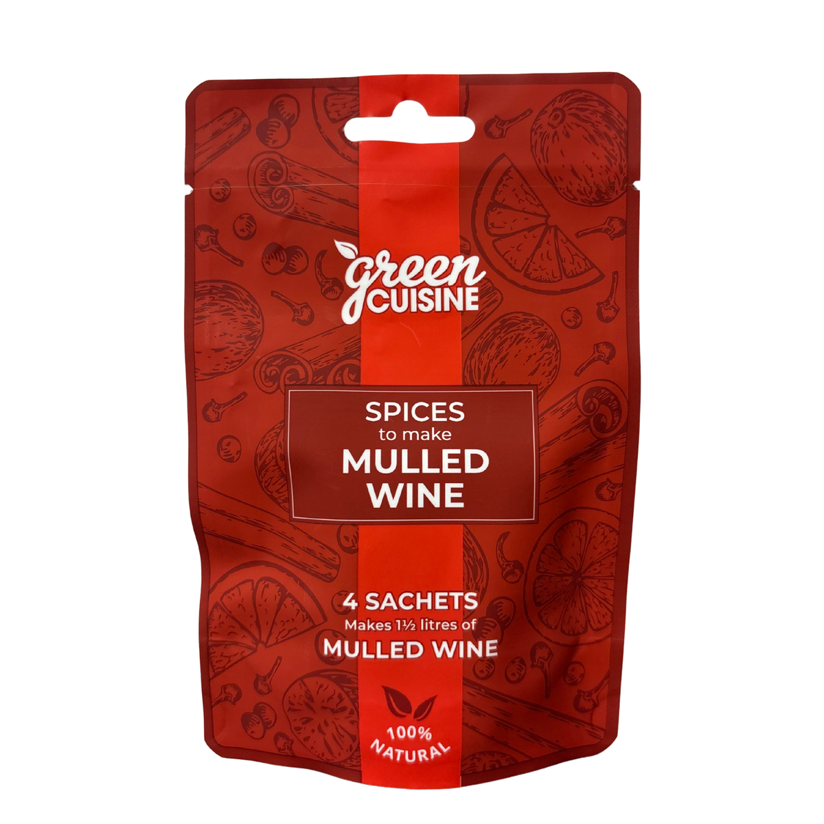 Green Cuisine - Mulled Wine Pouches - 4 Sachet