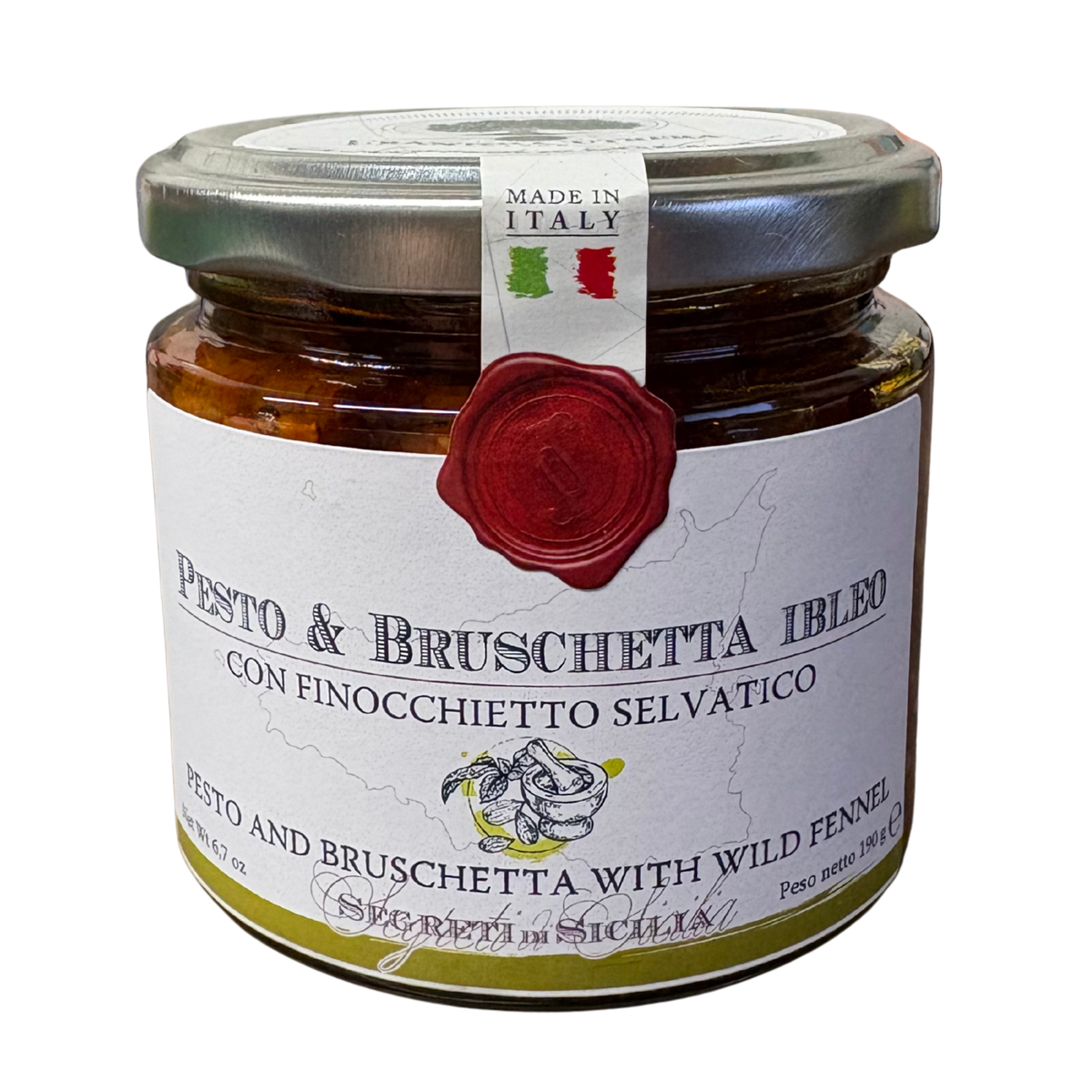 Pesto & Bruschetta with Wild Fennel 190g