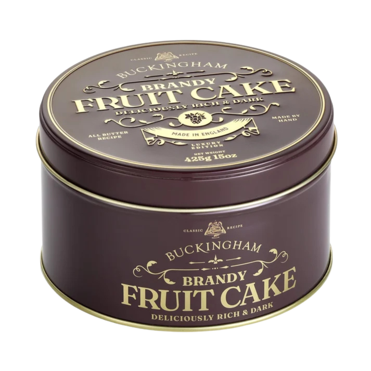 Buckingham - Brandy Fruit Cake Tin 425g