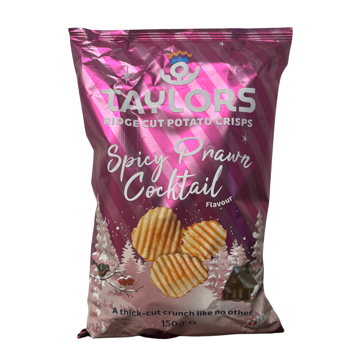 Taylors - Spicy Prawn Cocktail Ridged Crisps 150g