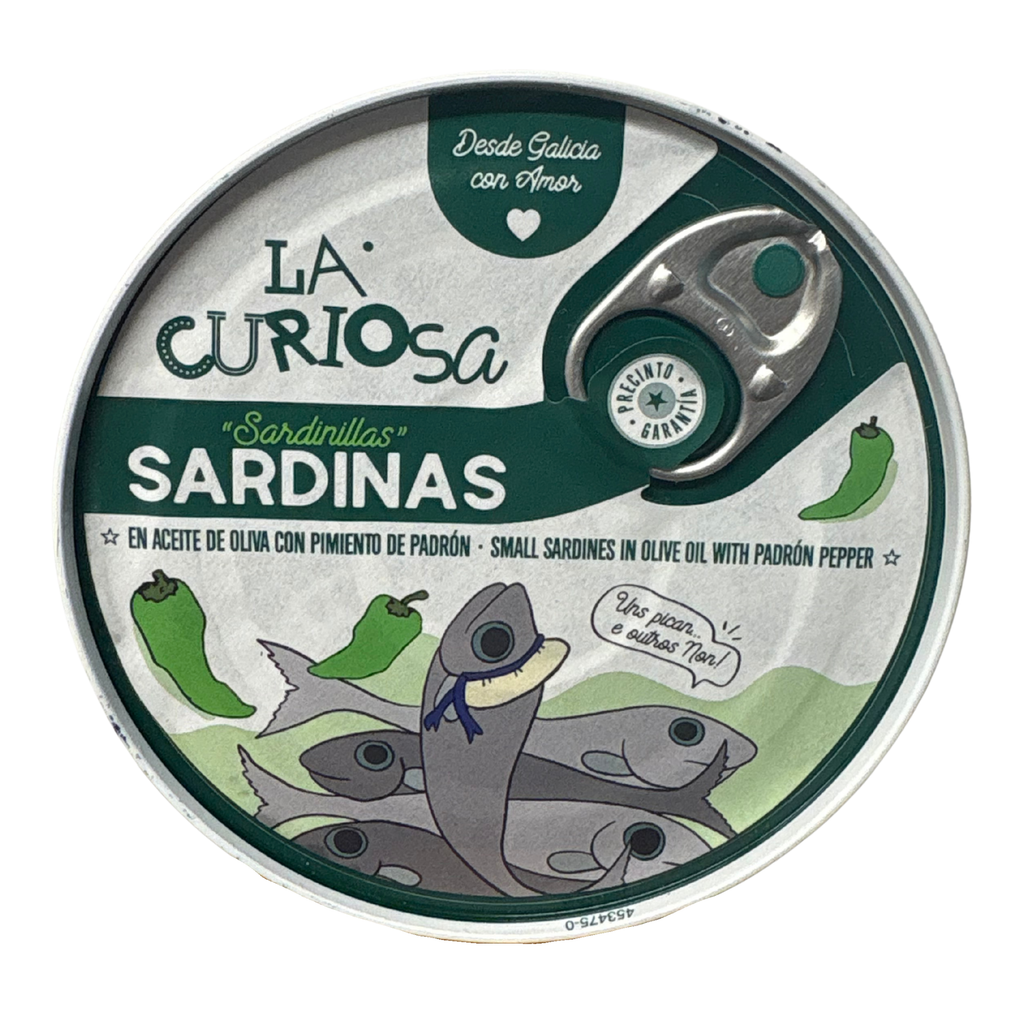La Curiosa Sardines with Padron Peppers 112g