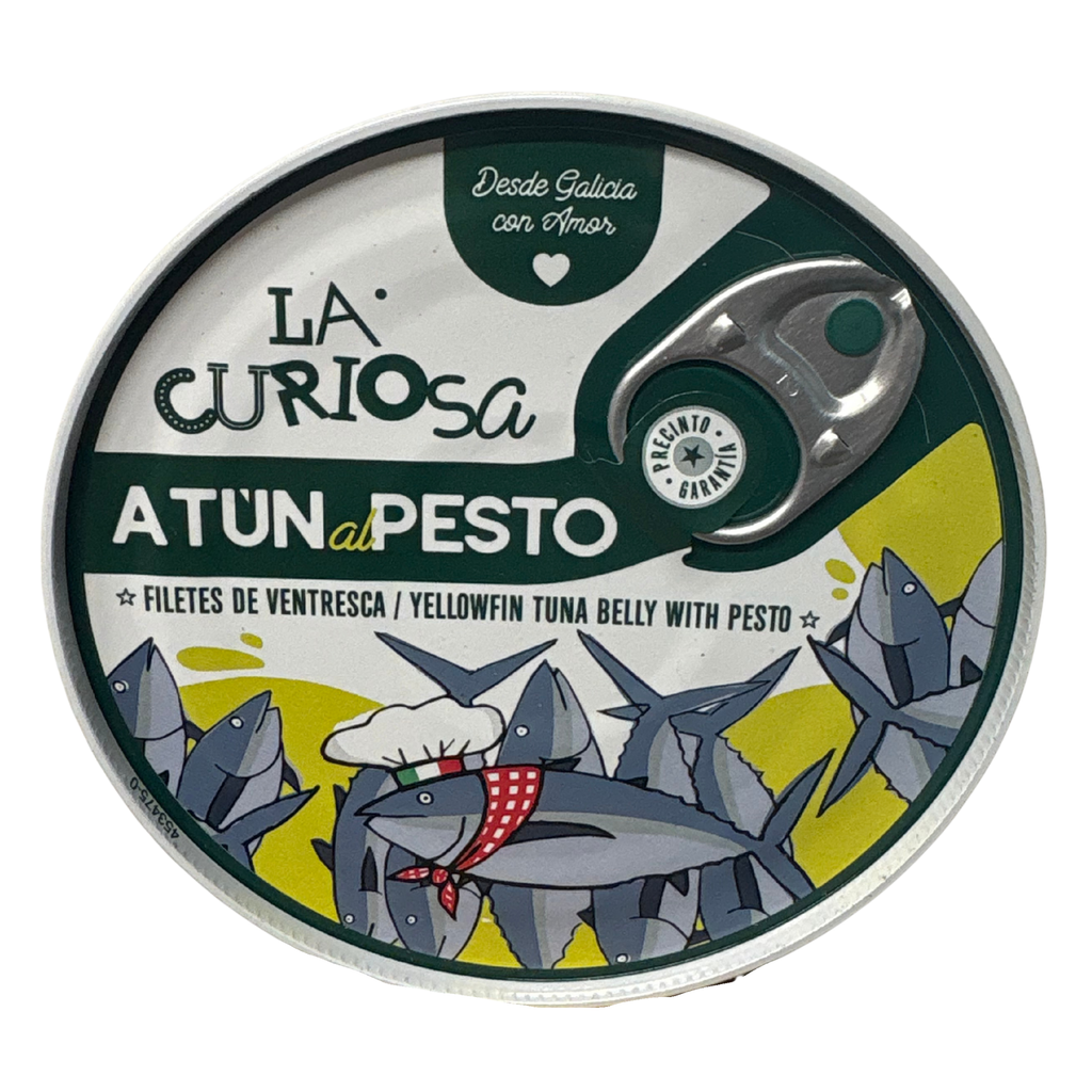 La Curiosa Tuna Belly Fillets with Pesto 115g