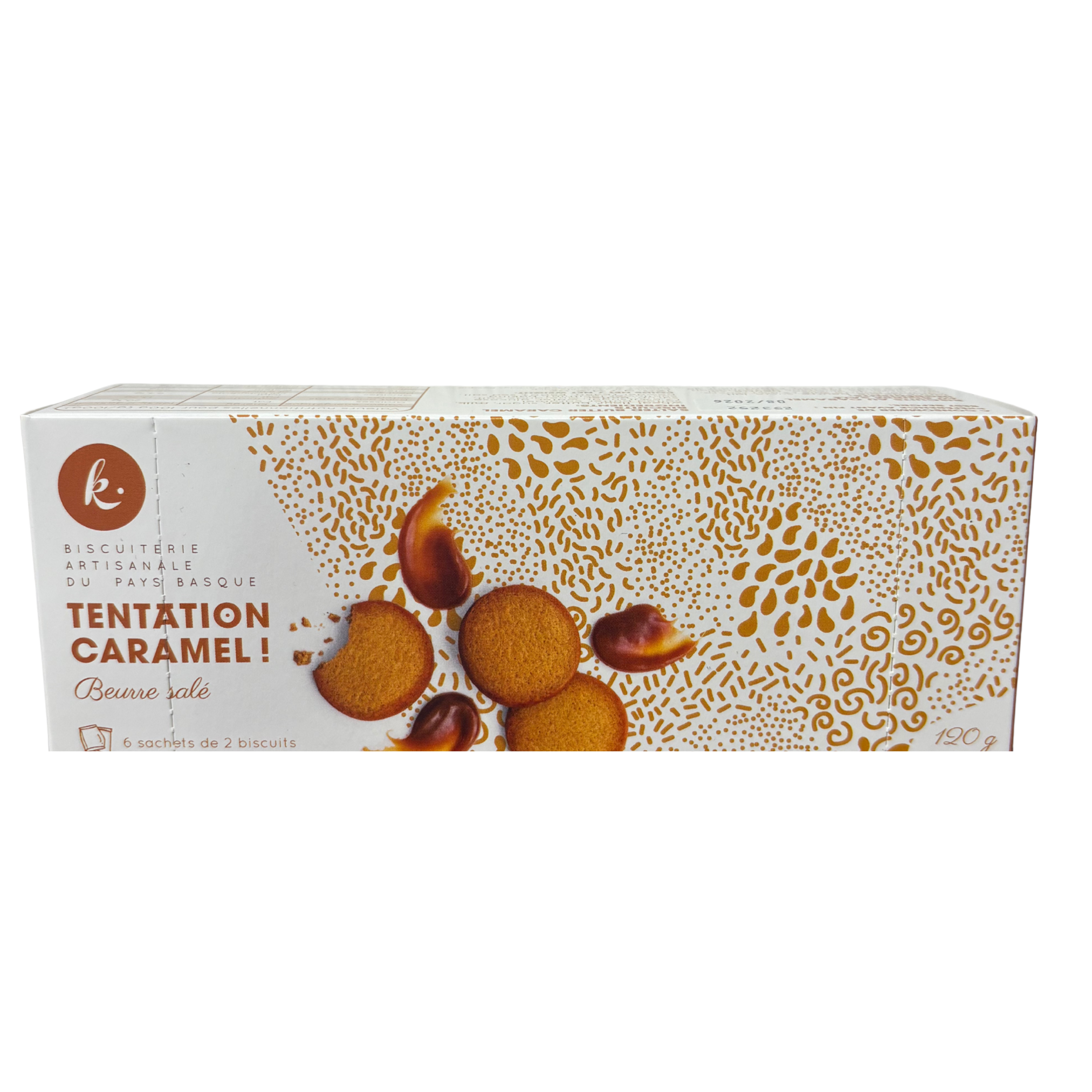 Okina Tentations Caramel Butter Biscuits 120g