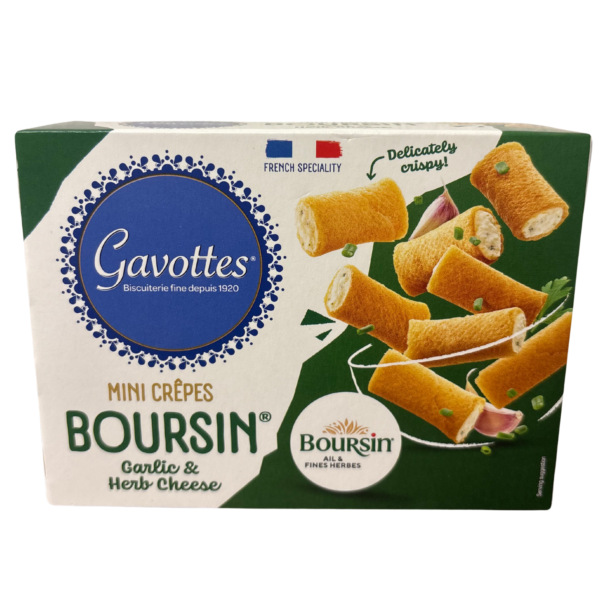 Gavottes Mini Crepes with Boursin 80g