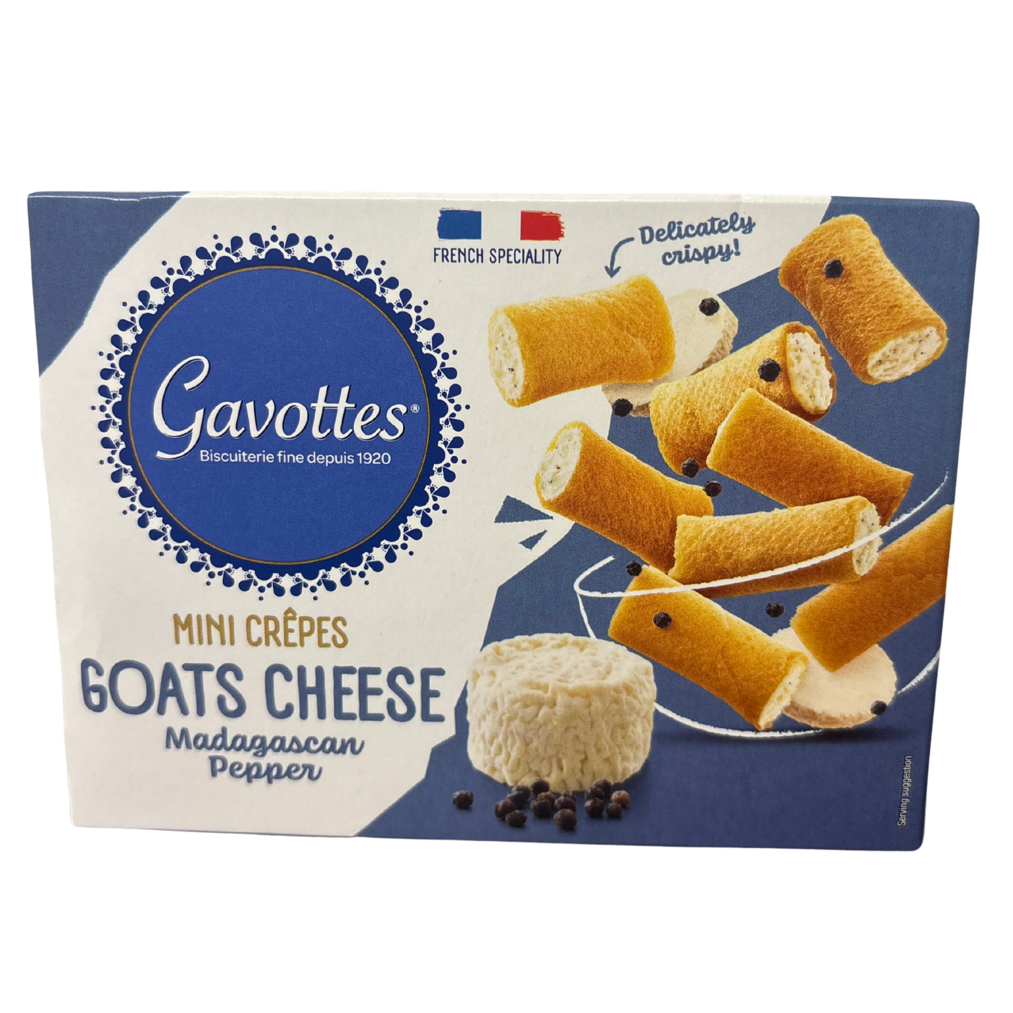Gavottes Mini Crepes with Goats Cheese 80g