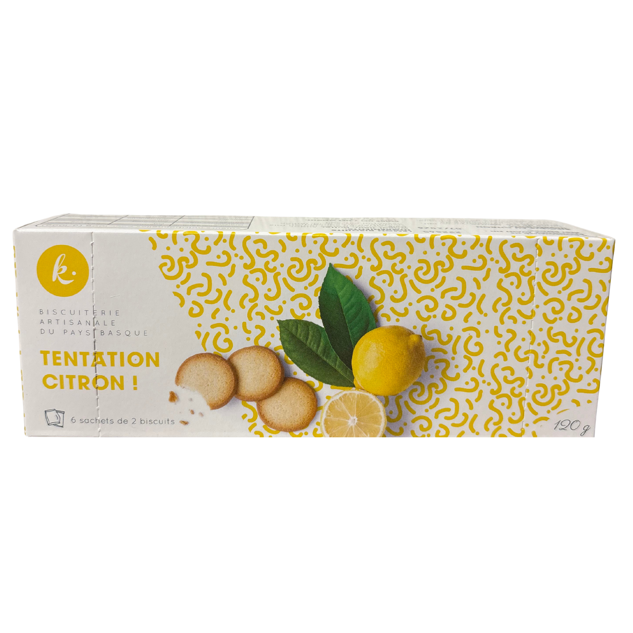 Okina Tentations Lemon Butter Biscuits 120g