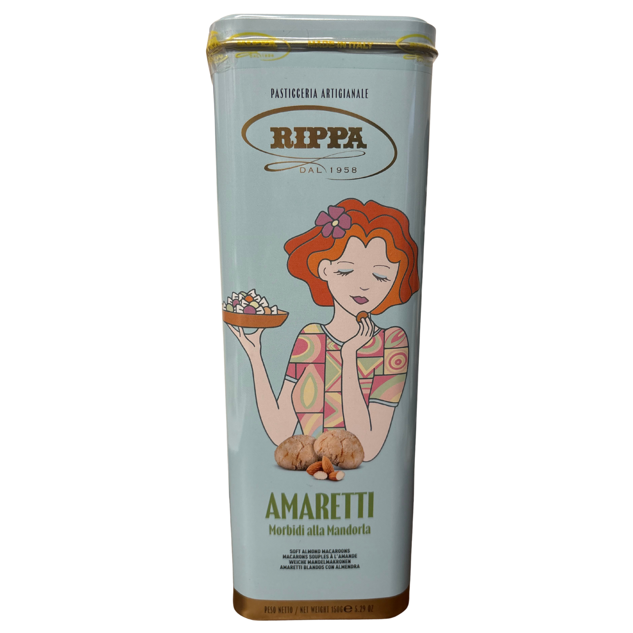 Rippa Almond Amaretti Gift Tin 150g