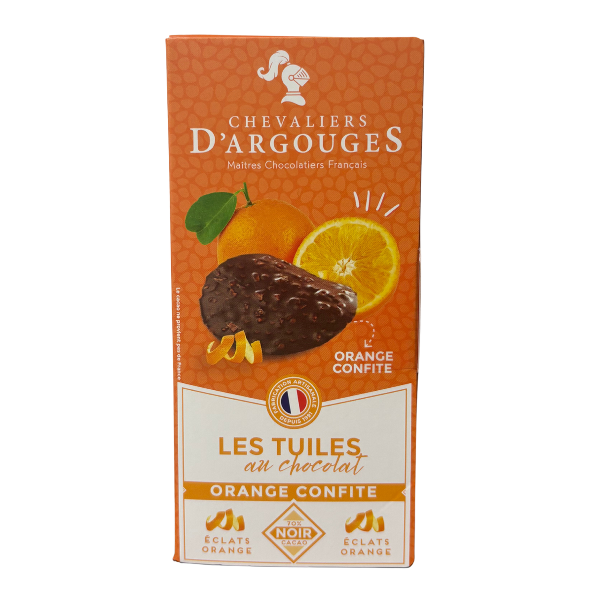Chevalier's - Dark Chocolate & Orange Tuiles 120g