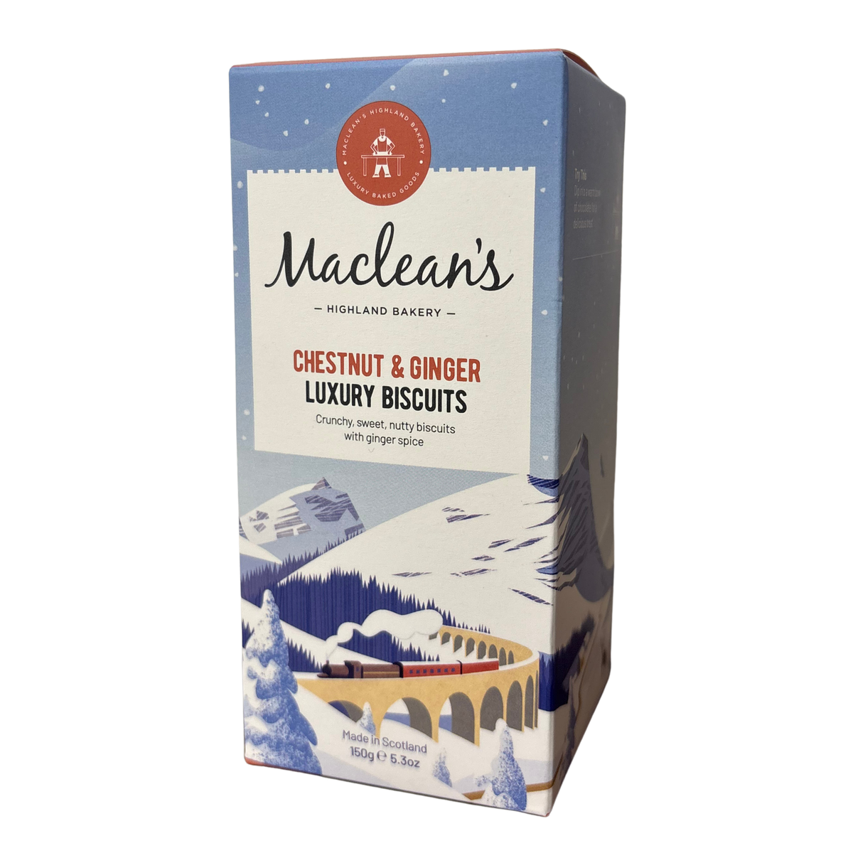Maclean's - Chestnut & Ginger Luxury Biscuits 150g