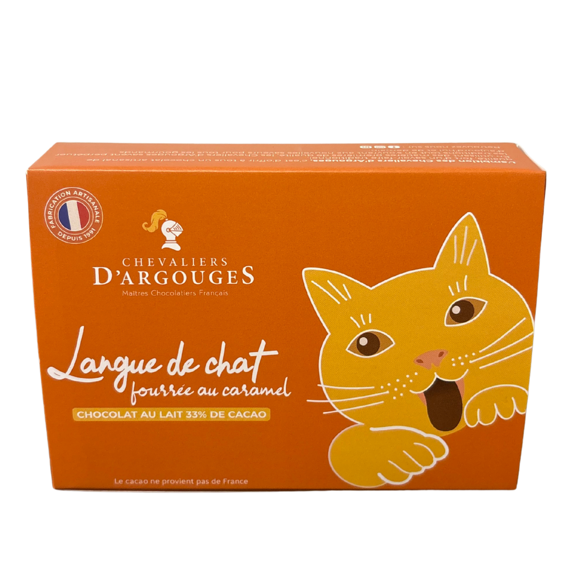 Chevaliers - Langue de Chat with Caramel 90g