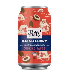 Potts Katsu Curry Cooking Sauce 330g