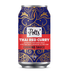 Potts Thai Red Curry Cooking Sauce 330g