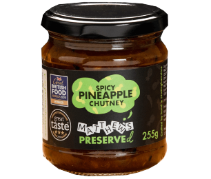 Matthews Preserved Spiced Pineapple Chutney 255g