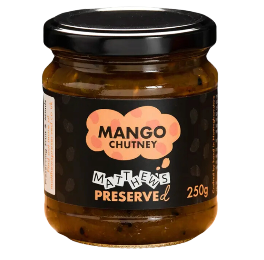 Matthew's Preserved Spicy Mango Chutney 250g