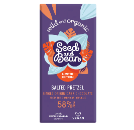 Seed & Bean Salted Pretzel Bar 80g
