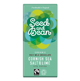 Seed & Bean Cornish Sea Salt & Lime 85g