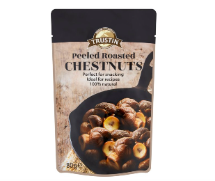 Trustin Peeled Roasted Chestnuts 80g