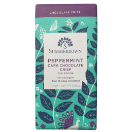 Summerdown Peppermint Dark Crisp Bar 100g