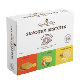 Grandma Wilds Savoury Biscuits for Cheese 385g